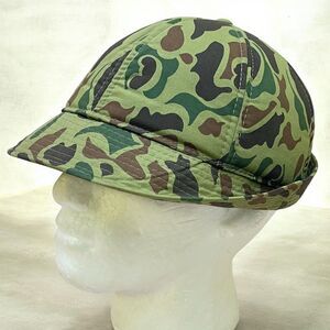 Vintage YOUNGAN Jones Style Bucket Hat Insulated Hunting Frog Skin Duck Camo -XL